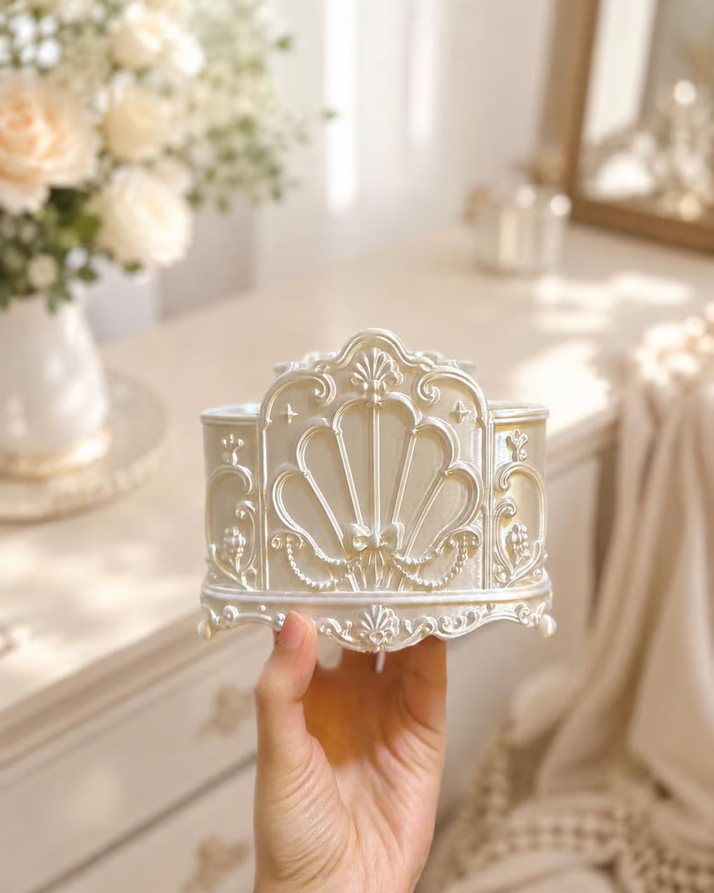 Vintage Baroque Vanity Organizer