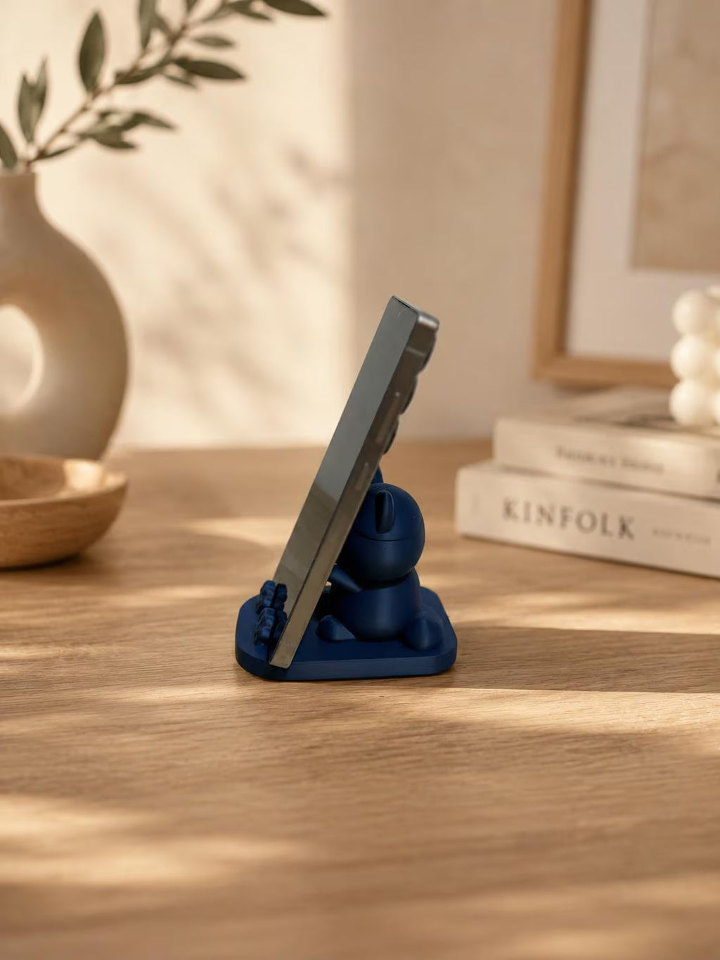 3D Printed Cat Mobile Holder, Tablet Stand,Handmade Desk Accessory, Cat Lover Gift, Kawaii Phone Holder for Desk