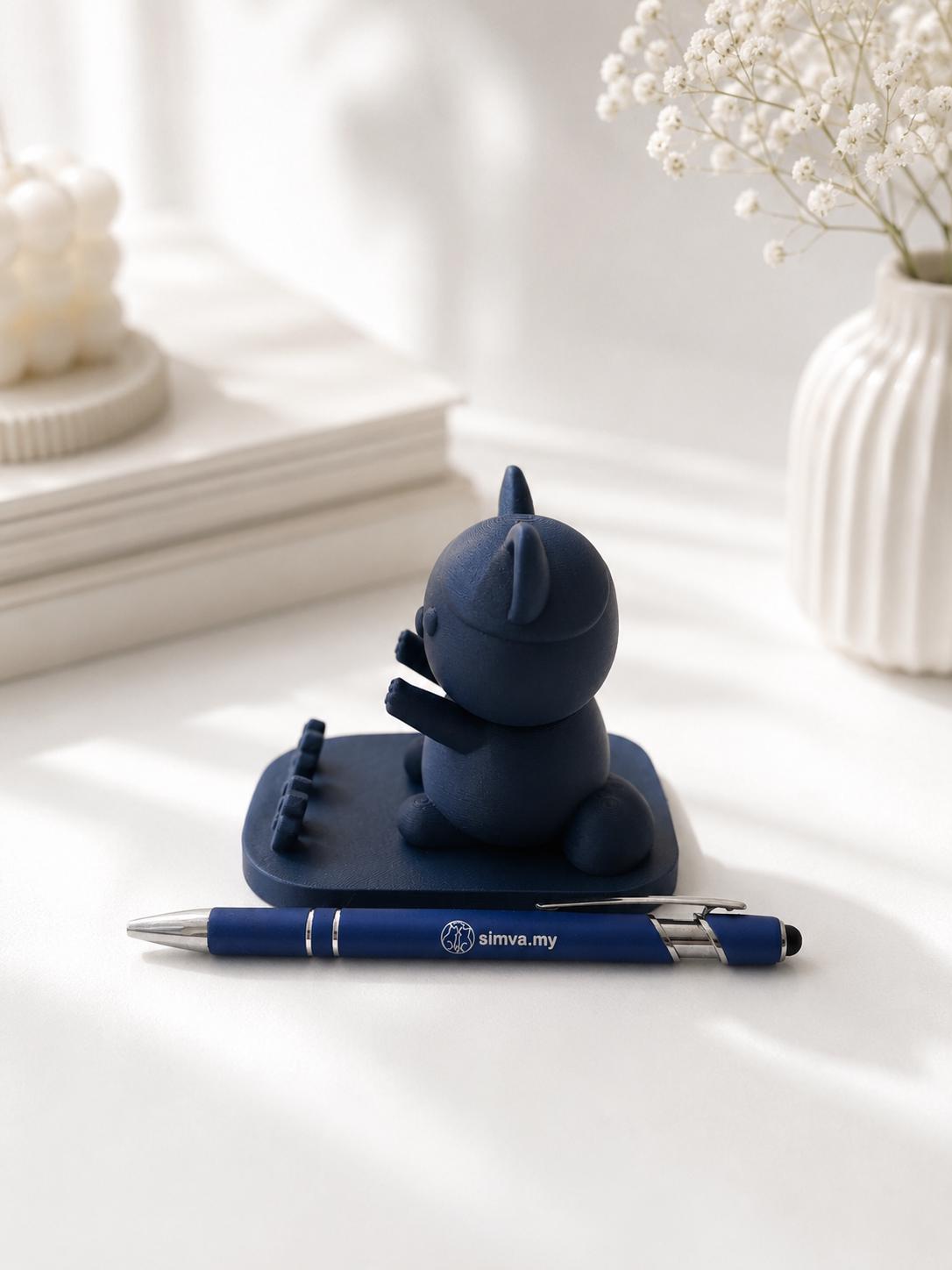 3D Printed Cat Mobile Holder, Tablet Stand,Handmade Desk Accessory, Cat Lover Gift, Kawaii Phone Holder for Desk